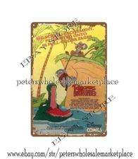 metal s wholesale 1991 The Rescuers Down Under Comics Ads metal tin sign