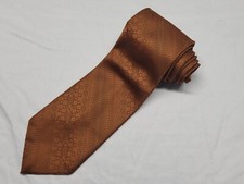 Vintage Wemlon Wembley Men's Neck Tie Copper Textured Design 100 Polyester