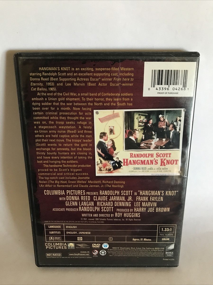 Hangman's Knot (DVD, 1952) 43396042681| eBay