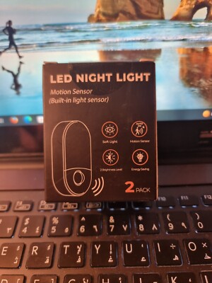 Motion Sensor Night Light, [2 Pack] Motion Activated Night Light, Daylight White