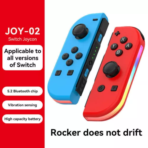 2er Set Joy Con Controller - Left & Right Wireless Gamepad Für Nintendo Switch - Bild 3 von 8