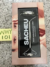 SACHEU Stainless Steel Dual-Sided Beauty Face Roller & Pouch FULL SZ SEALED BOX