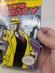 Dick Tracy NES (Nintendo Entertainment System, 1990) Game And Box, Tested