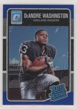 2016 Donruss Optic Rated Rookie Blue 117/149 DeAndre Washington #163 s7f