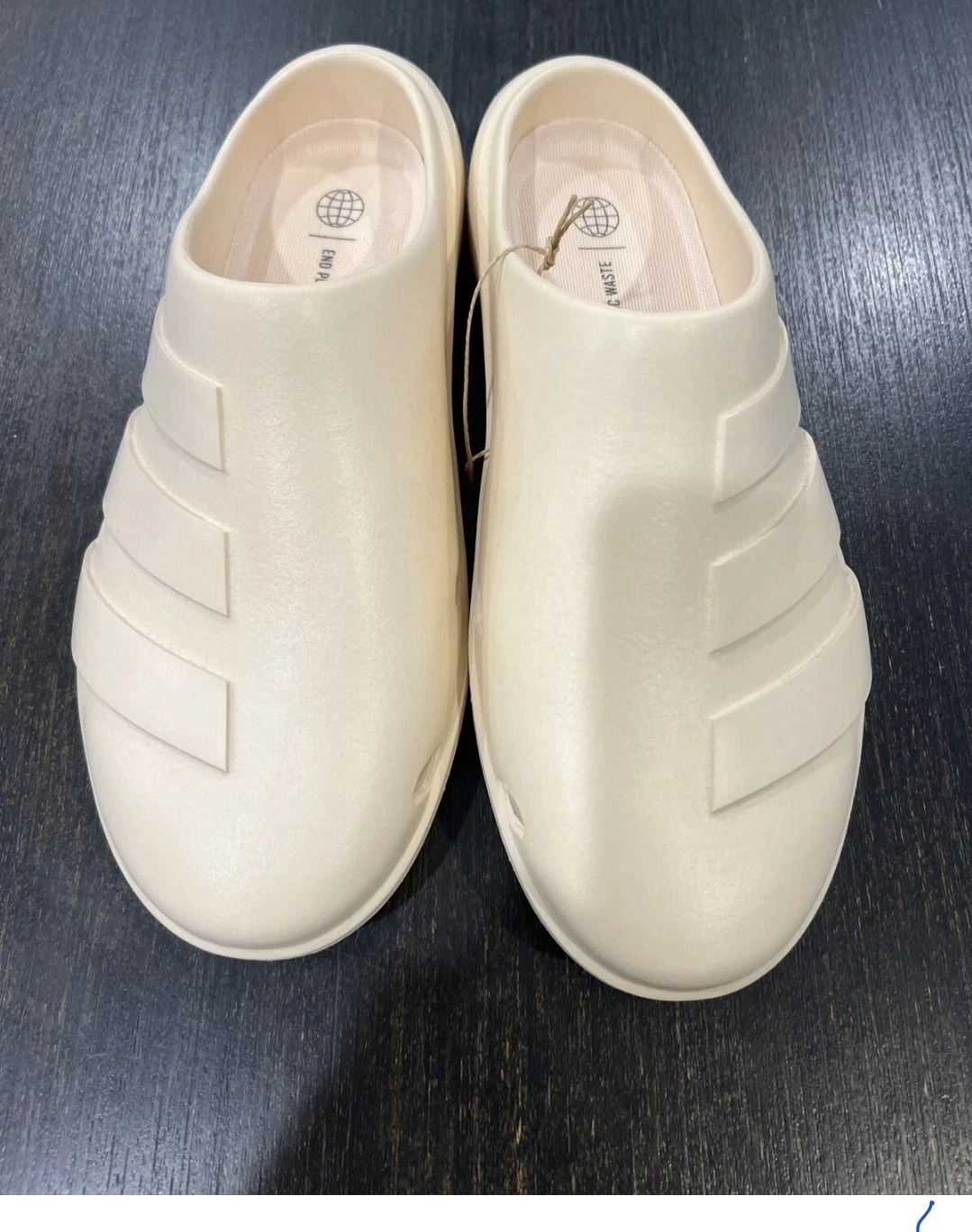 Adidas Adicane Zoccoli Sabbia Beige Scivoli Sandali Uomo Taglia 10 Donna Taglia 11 Hq9916