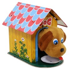 Blechspielzeug Hundehaus Dog House Hund in Hundeh&uuml;tte zum aufziehen