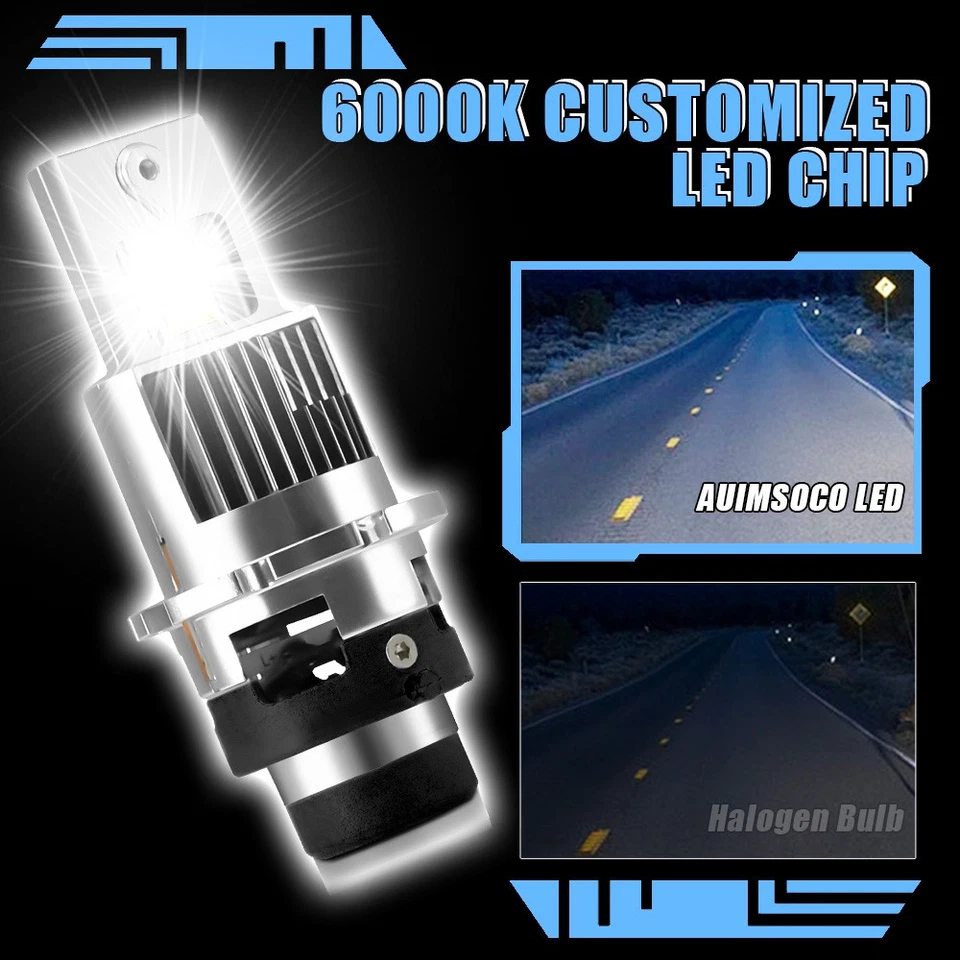 Para Lexus LS430 2001-2006 2x D2S LED Xenón Faros Bombillas Blanco Frío Kit Foto 2 de 4