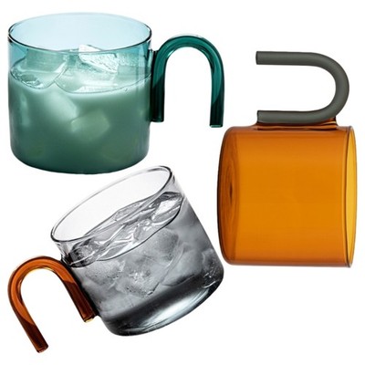 Transparent Drinking Cup with Handle Insulated Coffee Mug Espresso Drinkware