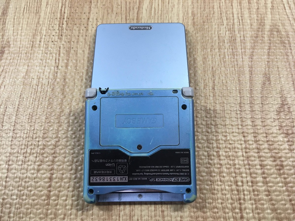 LG2977 No Battery GameBoy Advance SP Pearl Blue Game Boy