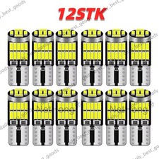 12 Stk T10 Canbus SMD Auto Standlicht Innenraum Beleuchtung Birne LED Glühbirne~