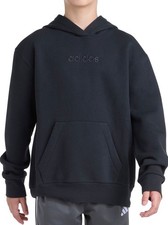 adidas Authentic Boys Black Hoodie Size S 8 Brand New   