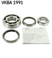 Radlagersatz Hinten SKF Vkba 1991 FÜR Daihatsu Radlager KIT Nabenlager Satz