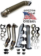 High Flow Exhaust Manifolds Turbo Pipe For 06-07 Chevy Gmc 6.6l Duramax Lbz