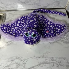 Petting Zoo Stuffed Plush Animal Purple Dotted Stingray from Ip