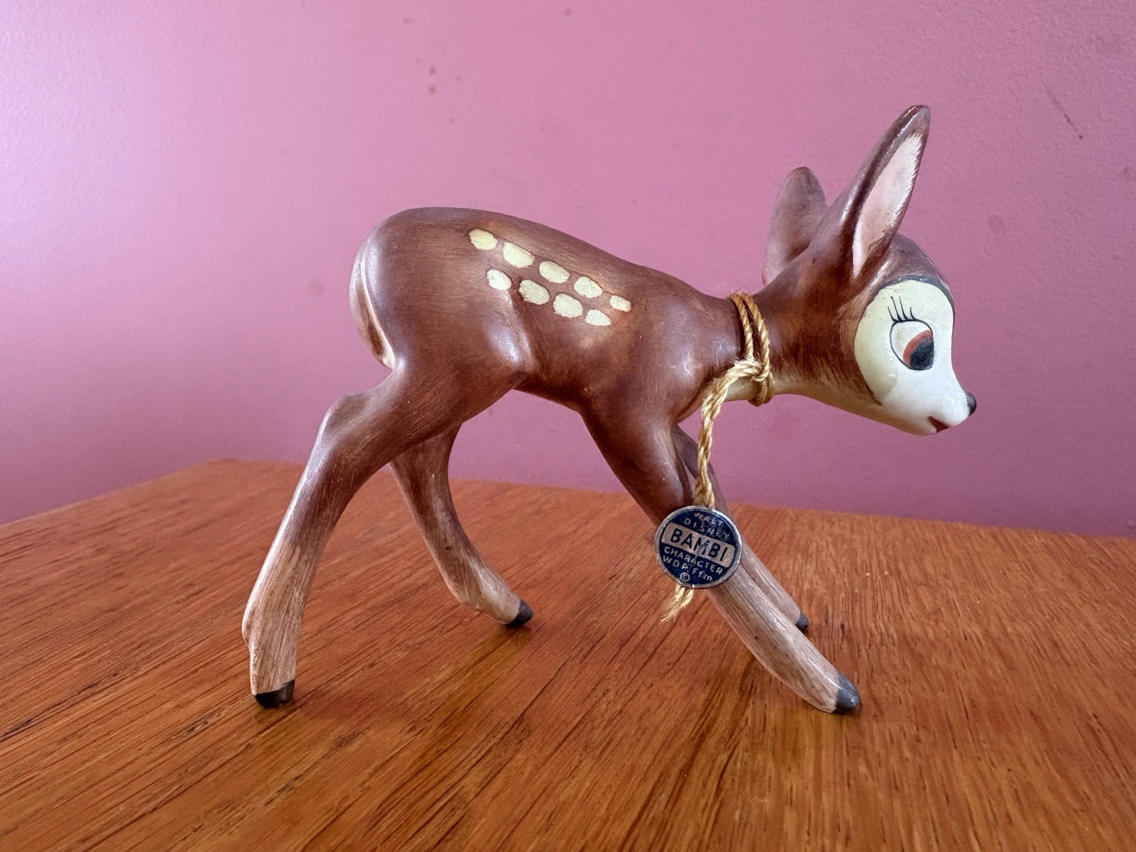 Vintage 1950’s Goebel Walt Disney Bambi Figurine Christmas Deer Ornament German