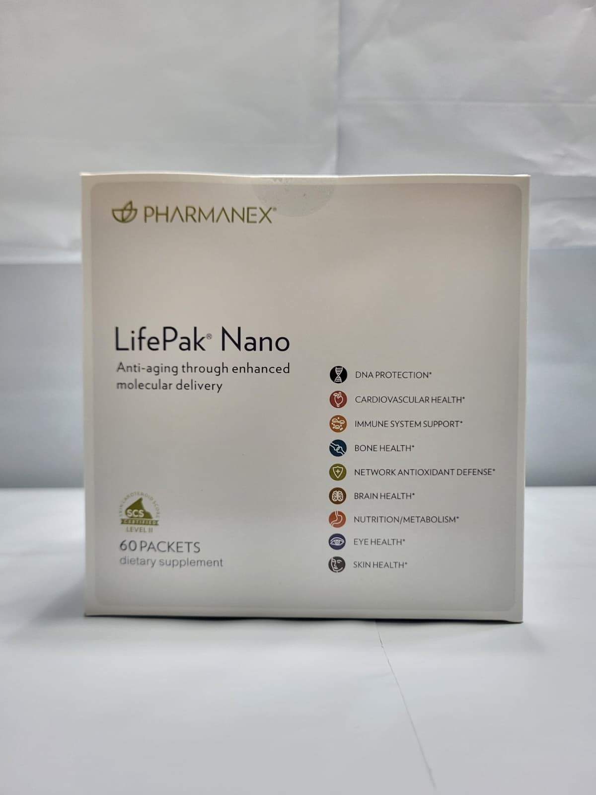 New Nu Skin Pharmanex Lifepak Nano, 60 packets, Exp 12/2027