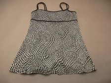 Unbranded Size 16 Womens Lined Wireless Tummy Control One-Piece Swimdress 9A