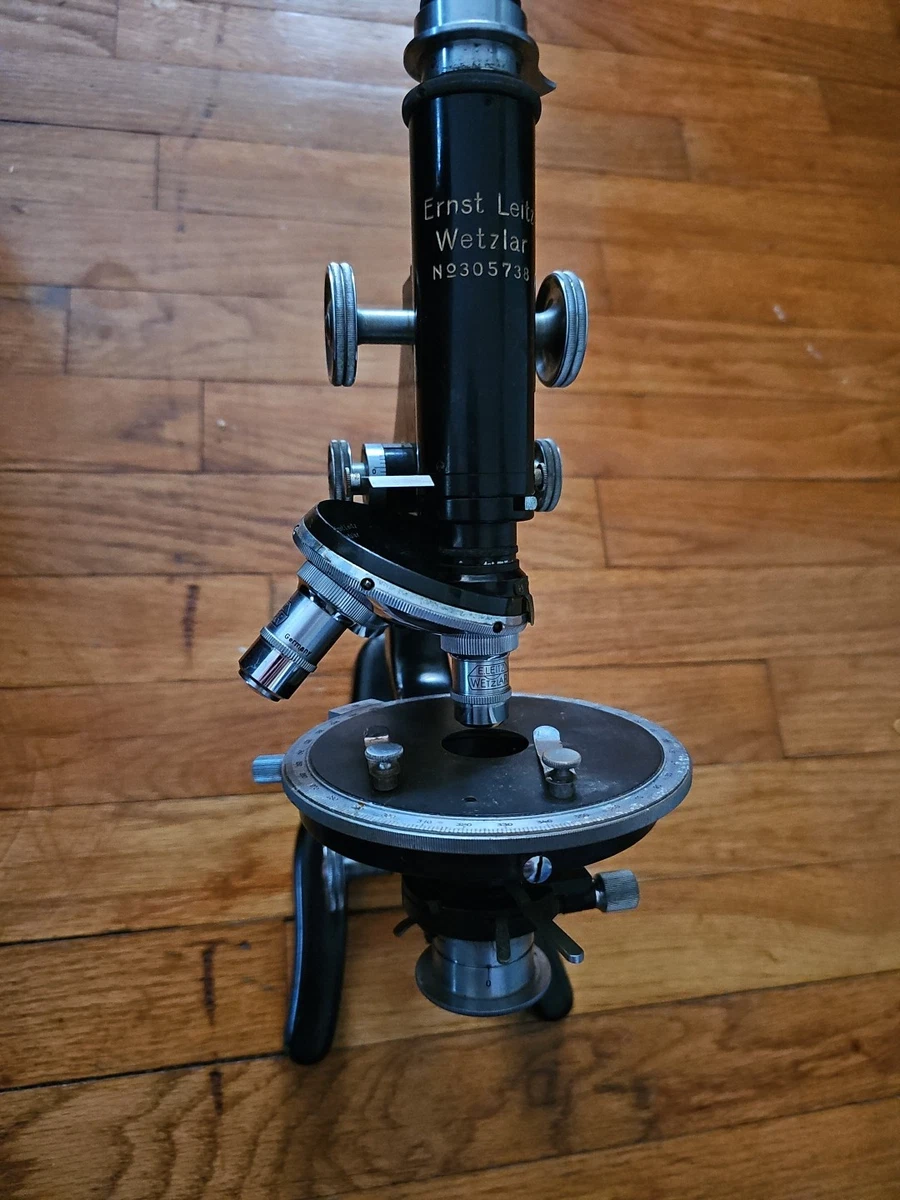 Ernst Leitz Wetzlar Microscope In Antique Microscopes & Lab Ernst Leitz Wetzlar Microscope In Antique Microscopes & Lab
