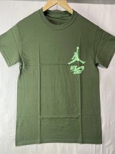 Travis Scott Jordan Shirt Mens Small Green Cactus Jack Highest Nike Rap Tee