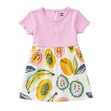 Tea Collection NWT Mixed Print Empire Waist Dress. 3-6 Months