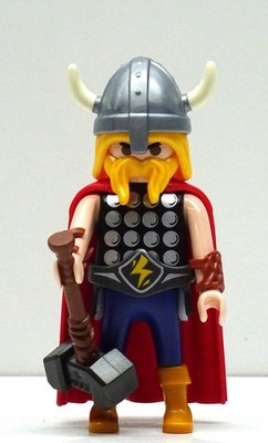 GOTT THOR DONNER HAMMER PLAYMOBIL zu Donar Wikinger Vater Odin Comic Custom RAR