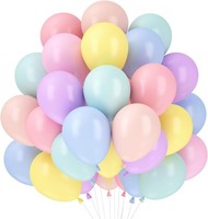 Luftballons Pastell 60 StüCk Bunte Girlande Regenbogen Deko Geburtstag Babyparty