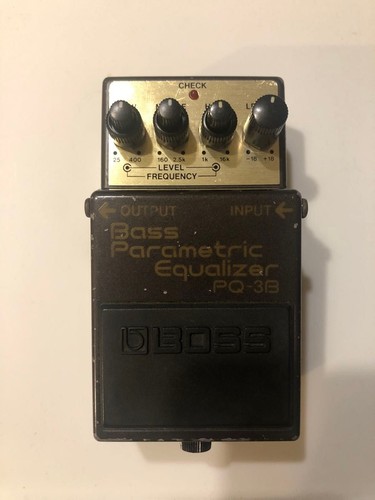 BOSS PQ-3B Bass Parametric Equalizer Effects Pedal Guitar