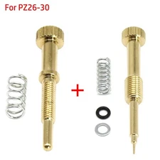 Mixture Screw 2pcs/set Air Fuel Mixture Screw Idle Speed Adjustment Screw Kit