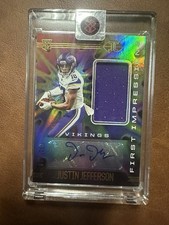 2020 Panini Justin Jefferson RPA Rookie Patch Auto 064/299 First Impressions