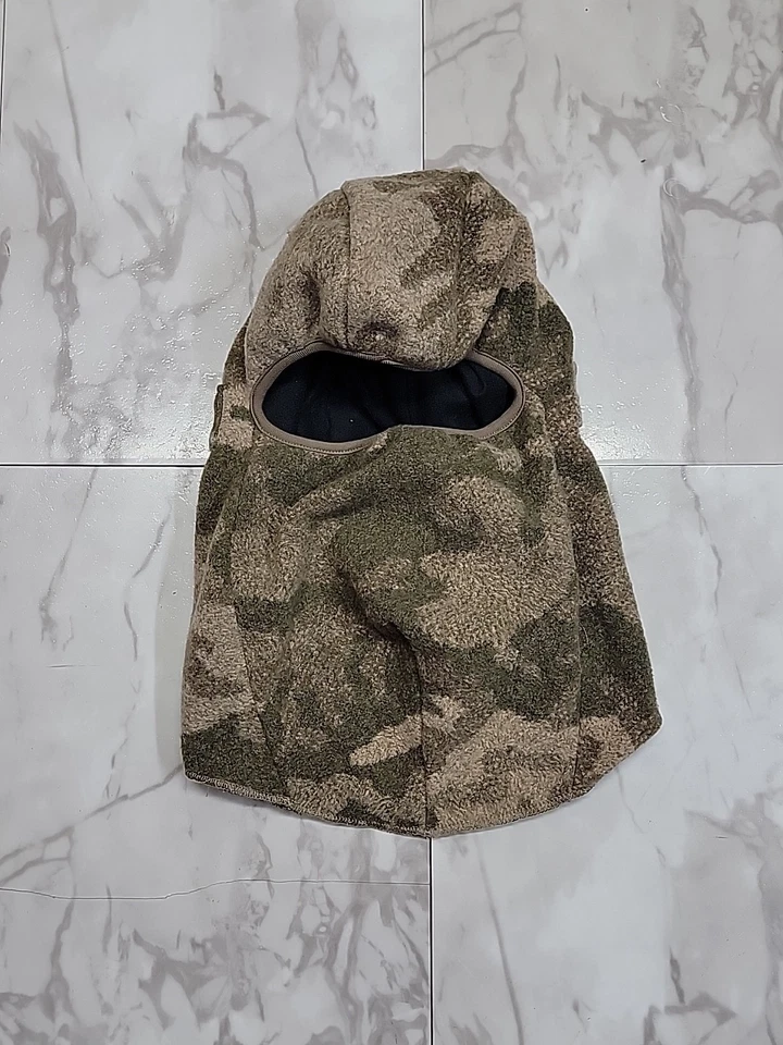 Vintage Cabela’s Berber Extreme Lined Wool Blend Hood Balaclava Camo Made In USA - Image 3 of 4