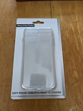 Clear soft phone case compatible with iPhone 6-8 (new In Box)