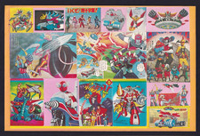 1980's Philippines Vintage VOLTES V, AKUMAIZER 3, TAKATOKU BIBYUN Sticker