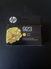 HP 923 Yellow Original Ink Cartridge 4K0T2LN Exp: Oct 2026 NIB