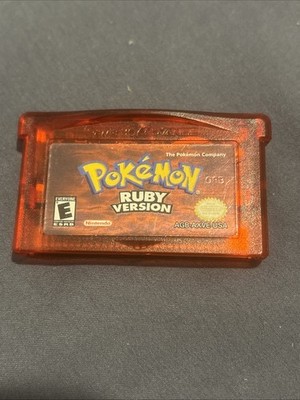 Pokemon Ruby Version GBA [Authentic   New Battery] Gameboy Advance Cartridge