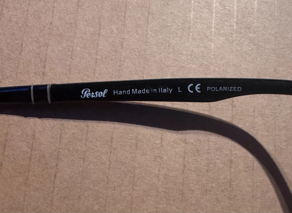 Persol 太阳镜黑色 3194-S 偏光镜片 带外壳 飞行员 经典 — 第 4/4 张图片