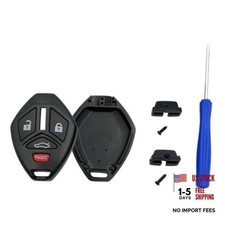Replacement Keyless Entry Remote Case Cover Fits Mitsubishi 4 Buttons Pack 1 Replacement Keyless Entry Remote Case Cover Fits Mitsubishi 4 Buttons Pack 1