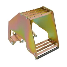 600lbs Folding Rear Semi Truck Steps For 4" Bumper Beam Semi Trailers Box Trucks