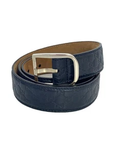 Ceinture GUCCI cuir noir uni homme 510309 occasion