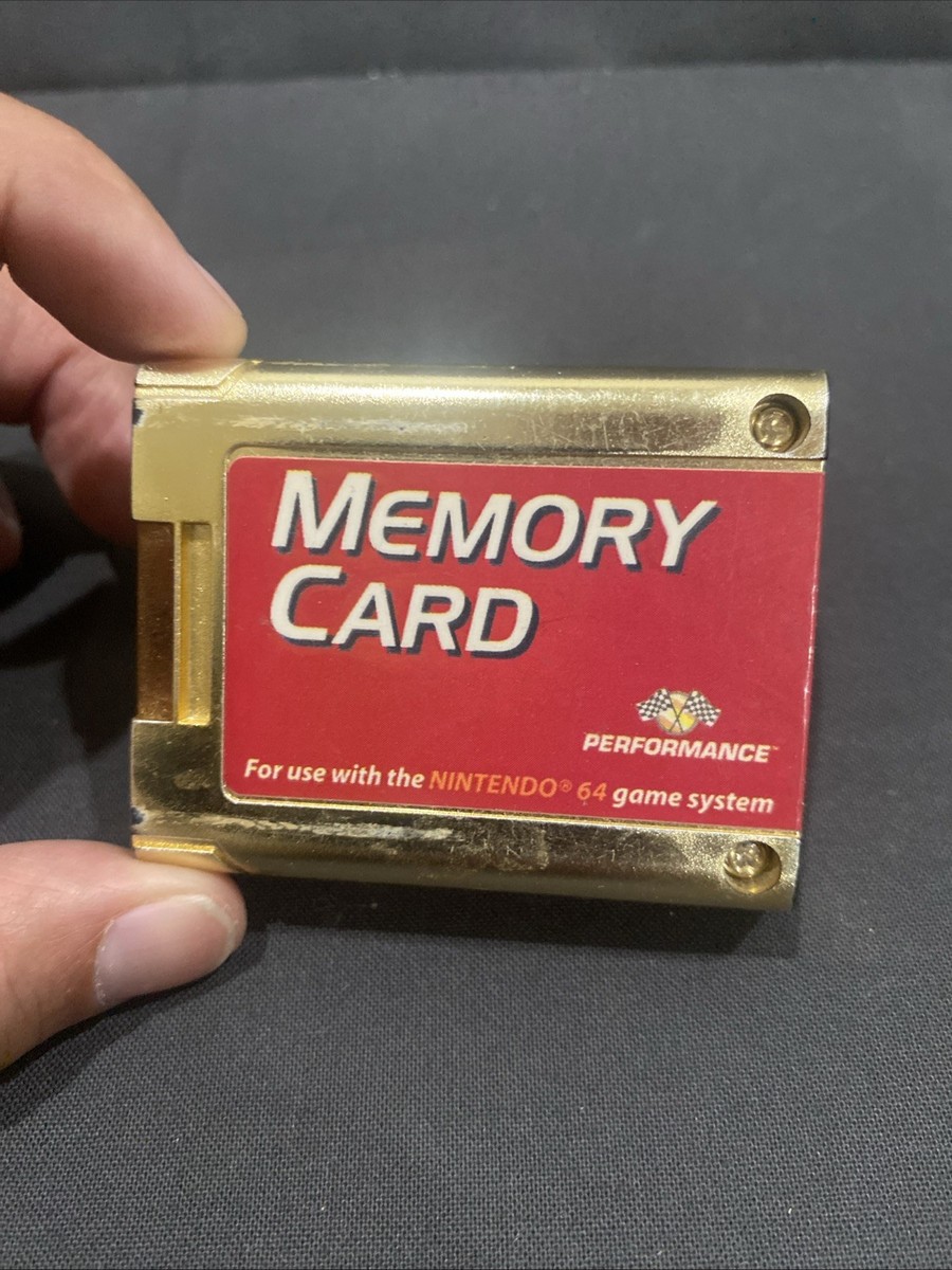 Nintendo 64 N64 Gold Memory Card Toys R US Store Exclusive Zelda