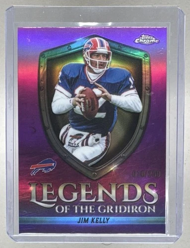 2025 Topps Chrome Jim Kelly Pink Refractor (RAW)