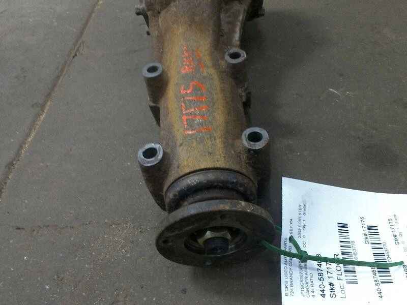 1999-2009 Subaru Forester Rear Axle Differential Carrier Assembly 4.44 Ratio OEM Foto 2 de 4