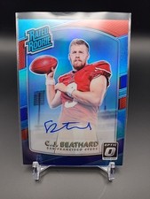 2017 Donruss Optic C.J. Beathard RC Rated Rookie Auto /23 Red Blue 49ers SP