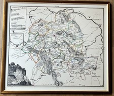 Karte Der Grafschaft Von Lippe 1784, Nachdruck, Frenzel, Donop