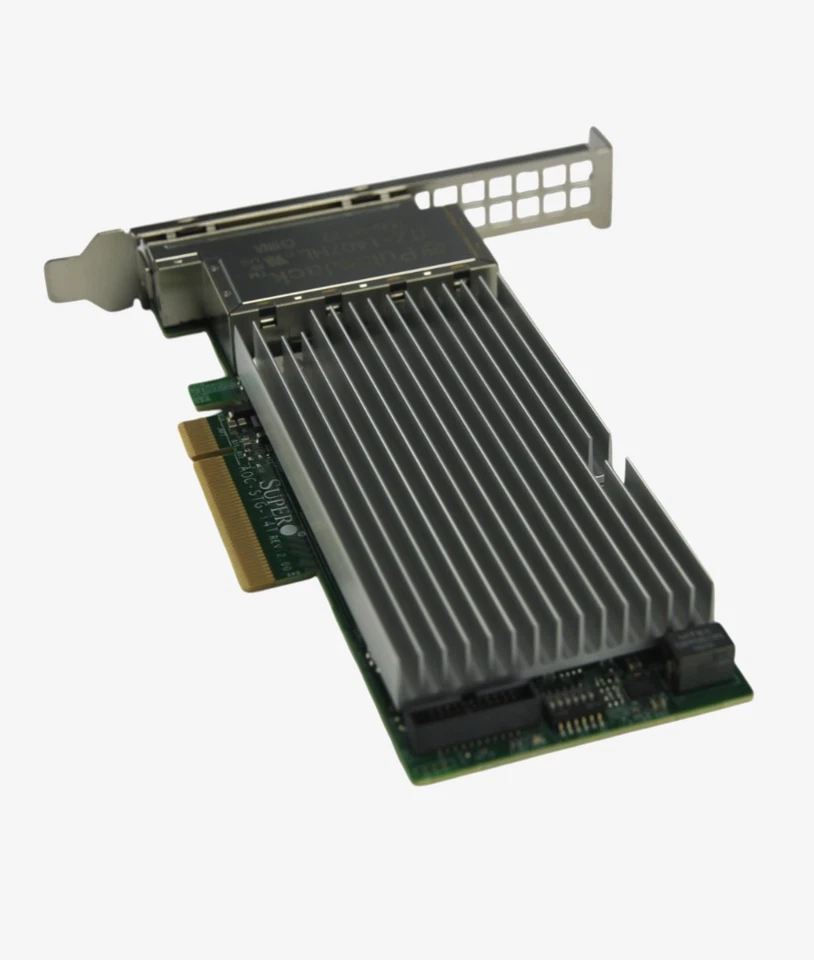 SuperMicro AOC-STG-i4T Intel XL710-T4 X557-T4 Quad Port 10GbE PCIe Network Card - Image 2 of 4