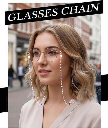 Bohemia Glasses Chain for Women - Boho Eyeglasses Holders around Neck Glasses La - 第 2/7 張圖片