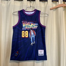 Headgear Classic Marty McFly Flashback Yough Basketball Jersey Back to Future M