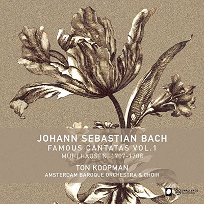 TON KOOPMAN - BACH FAMOUS CANTATAS VOL. 1 - New CD - D4z