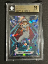 2020 Panini Phoenix - Justin Herbert #103 Fire & Ice (RC) BGS 10 Pristine