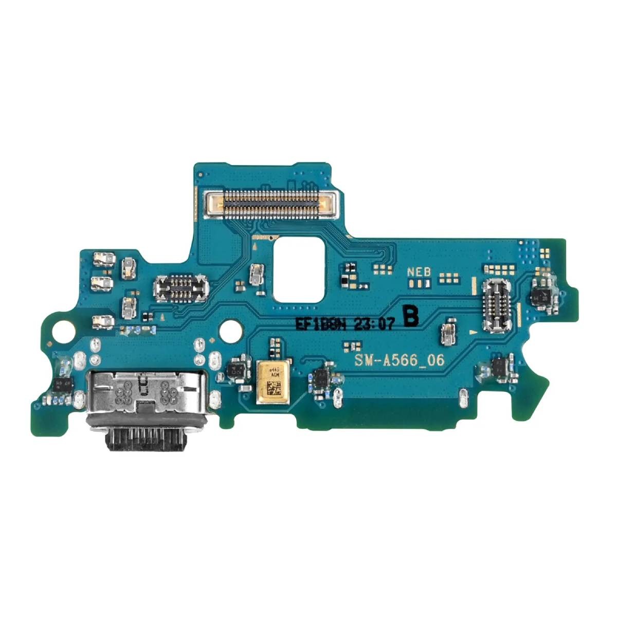 Connecteur de charge USB-C Samsung A56 avec lecteur carte SIM vert de remplacement