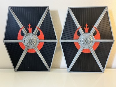 Star Wars ''Twilight Squadron  TIE FIGHTER Wings. Large 10in X 15in X 12in.